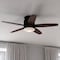 Vaxcel Armon Black Flush Mount 44-in. Ceiling Fan with LED Light Kit and Remote F0118 - alternate 2